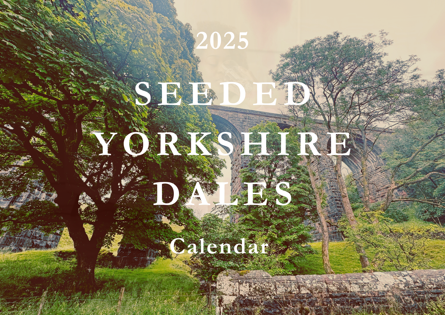 A5 Seeded 2025 Bespoke or Yorkshire Dales  Partially Seeded or Fully Seeded Calendar, plantable, Bee and Butterfly friendly, Unique Gift Idea, waste free, Eco friendly